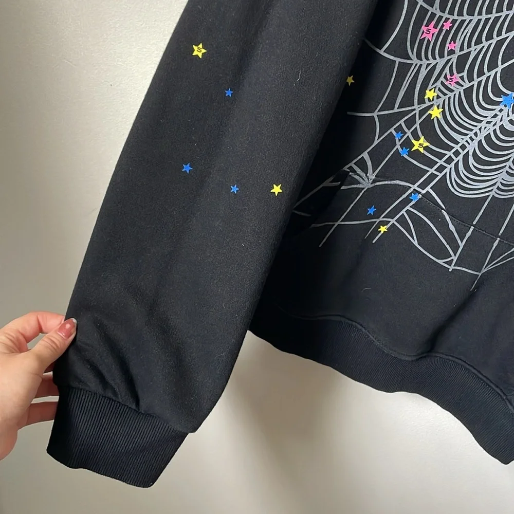 Sp5der⚡️P*NK Spider Slime Web Hoodie Worldwide x Young Thug Hoodie - Picture 7 of 14